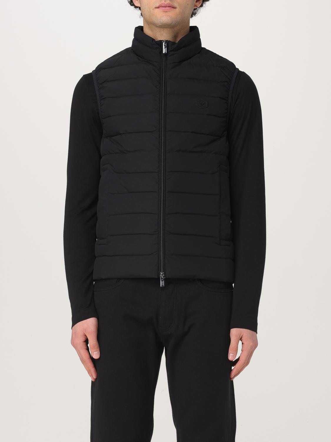 Shop Emporio Armani Suit Vest Men Color Black In Schwarz