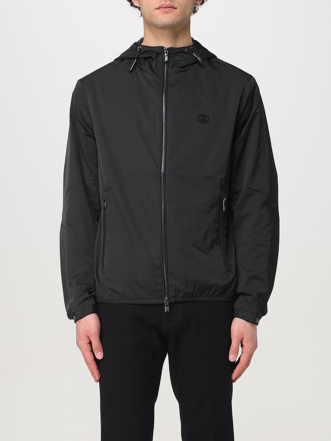 Emporio Armani Logo Patch Water In Schwarz