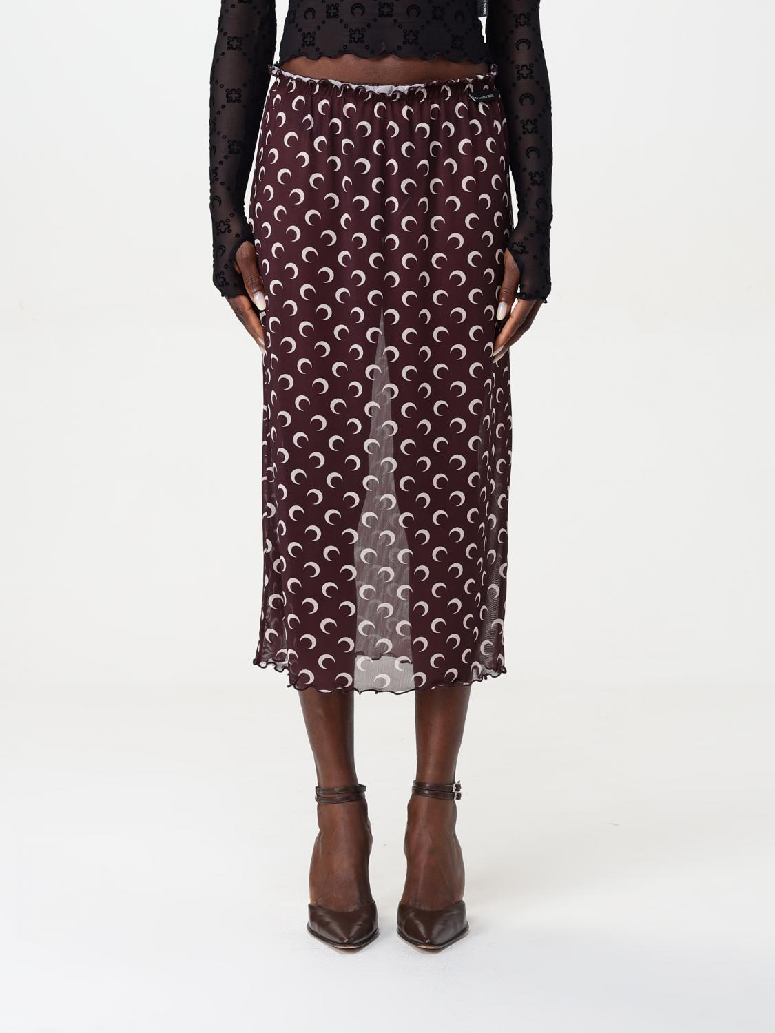 Marine Serre Skirt  Woman Color Brown In Braun