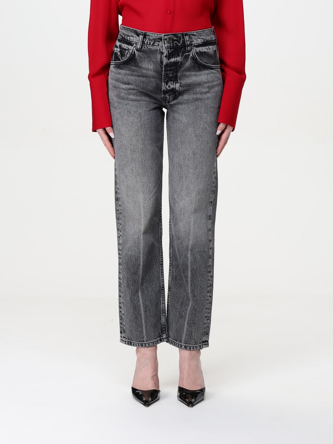 ANINE BING JEANS ANINE BING WOMAN COLOR GREY G69010020