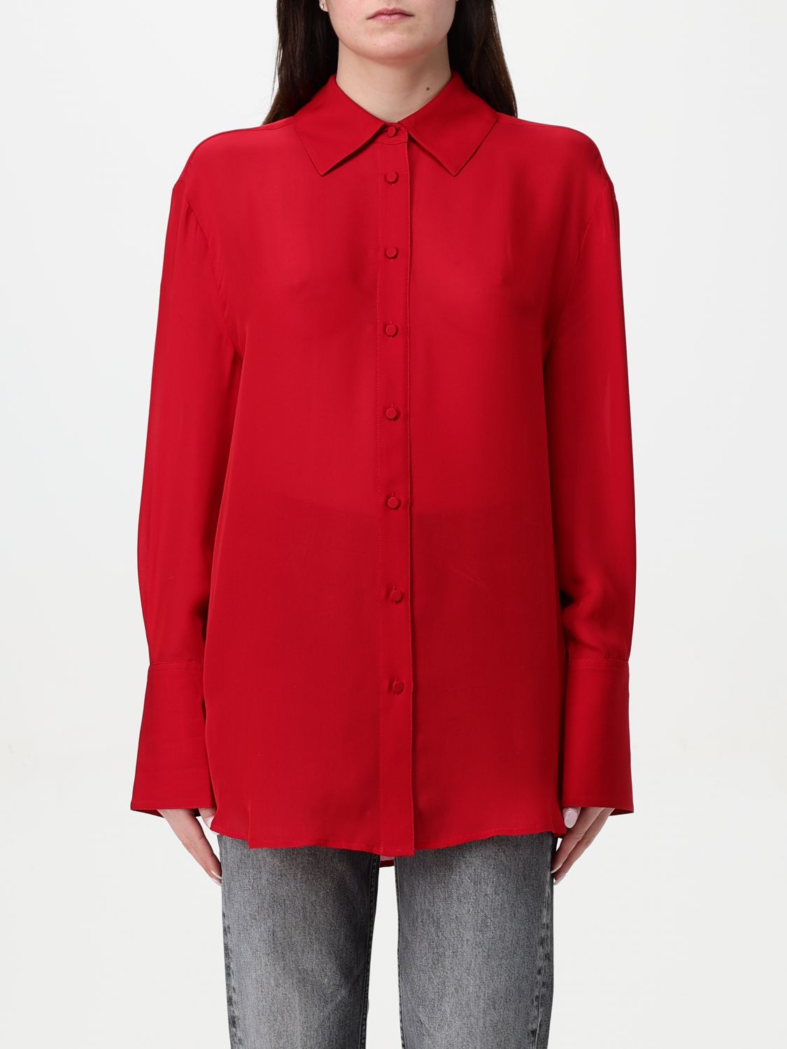 ANINE BING SHIRT ANINE BING WOMAN COLOR RED G69011014