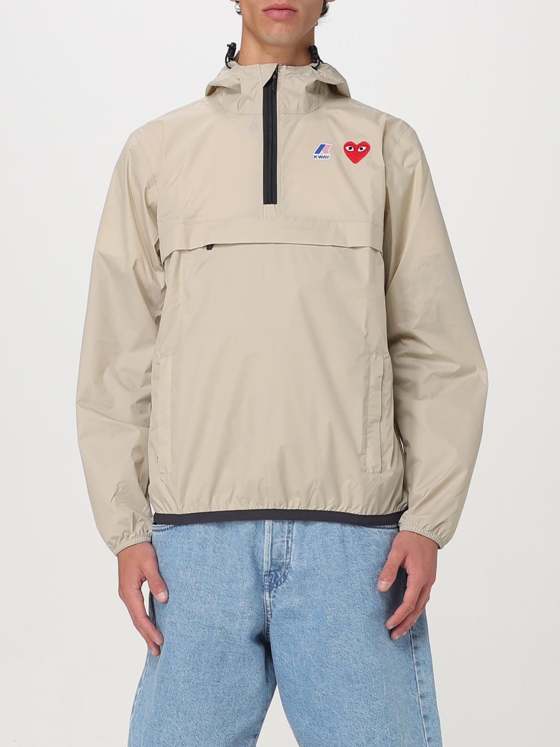 Jacket COMME DES GARCONS PLAY Men color Beige Jacket COMME DES GARCONS PLAY Men color Beige