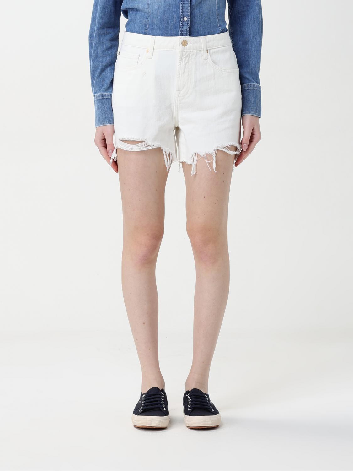 7 FOR ALL MANKIND SHORT 7 FOR ALL MANKIND WOMAN COLOR WHITE G69064001