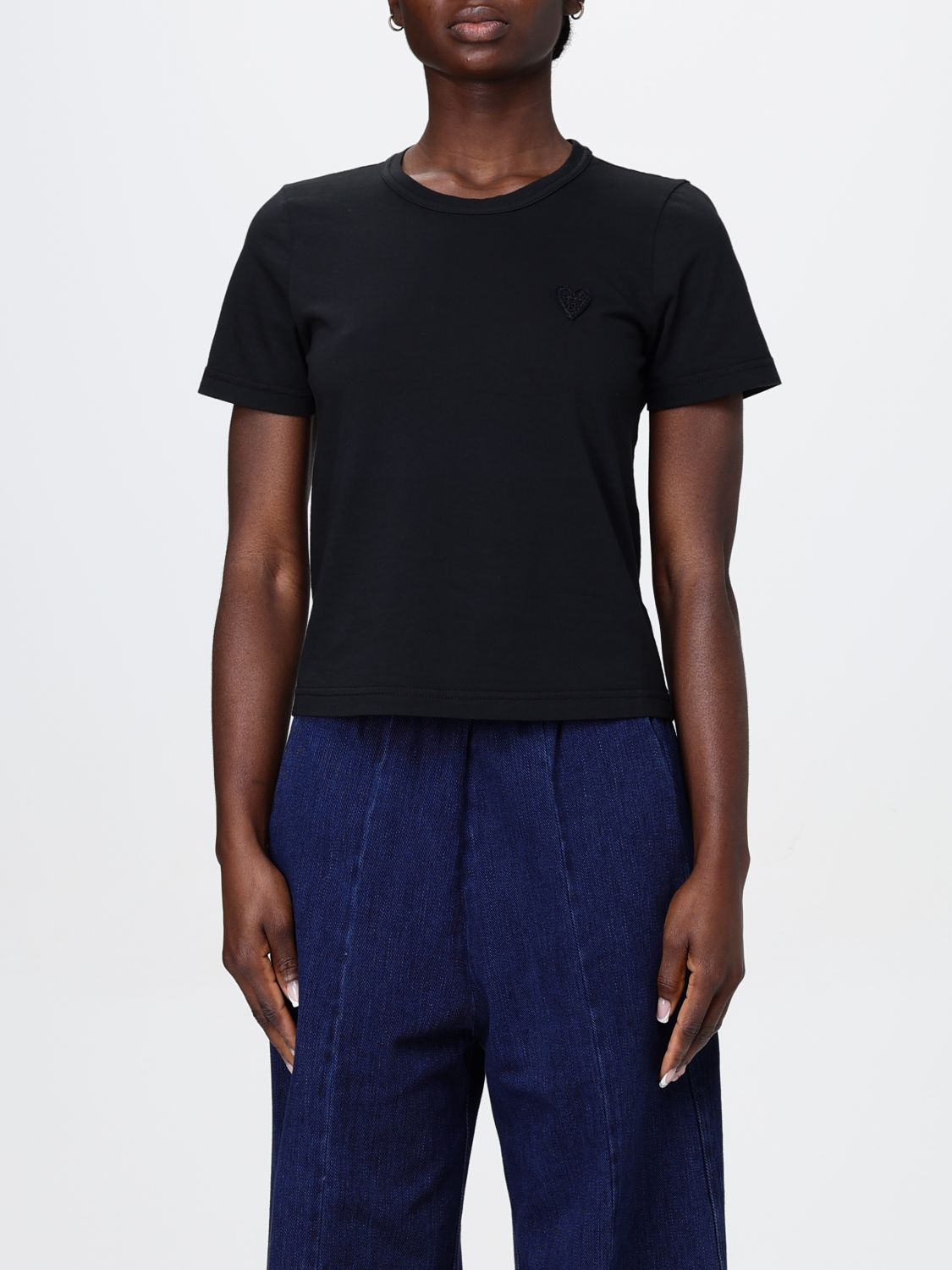 Forte Forte T-shirt Woman Color Black In Black
