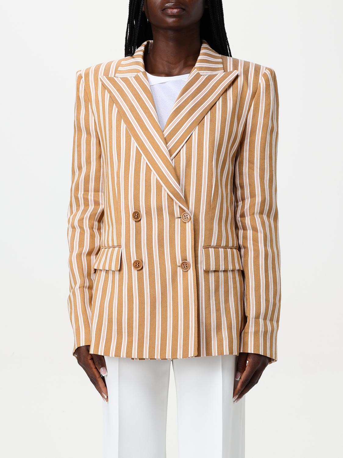 Alberta Ferretti Jacket Woman In Bunt