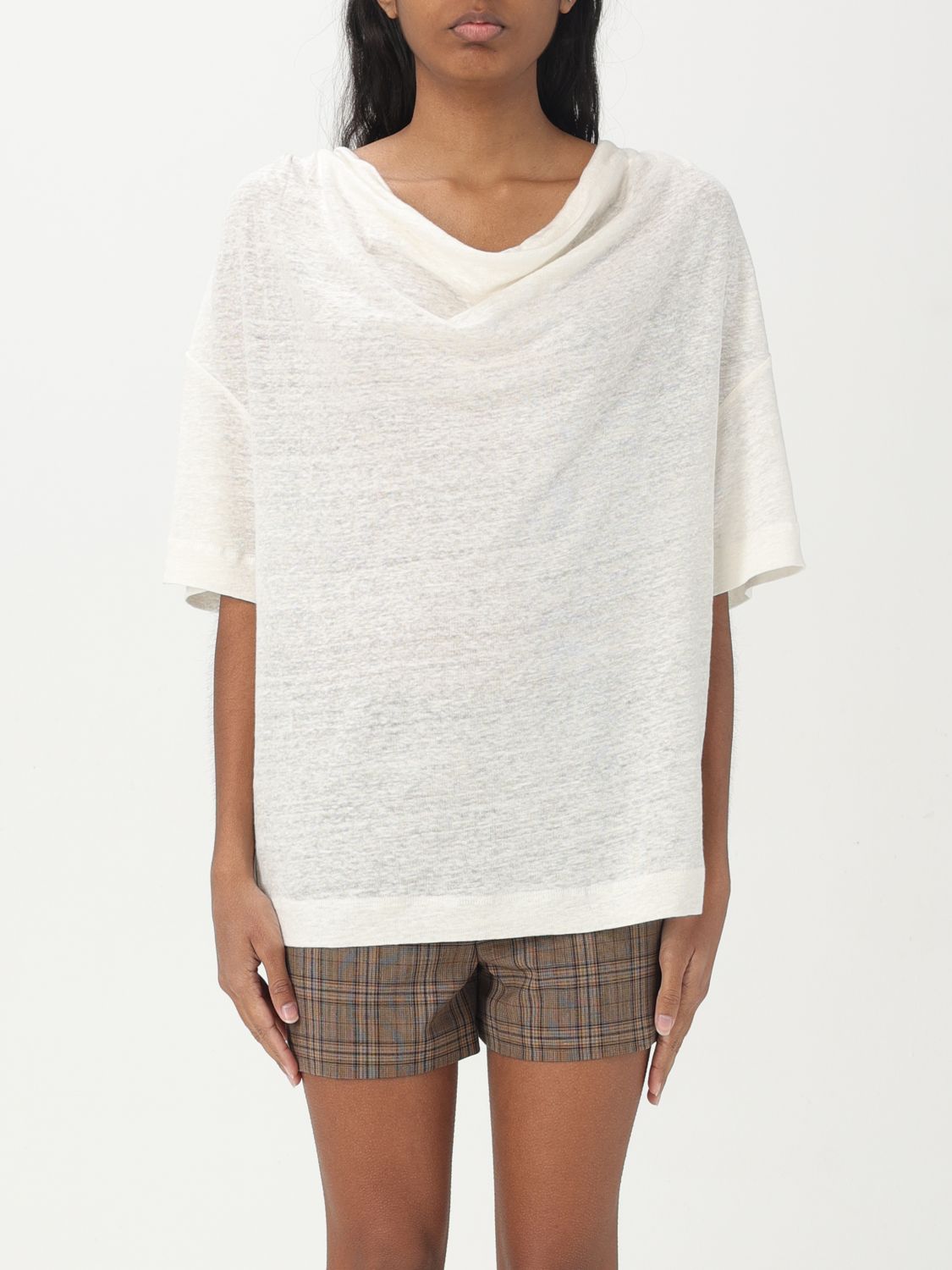 Shop Pinko T-shirt Woman Color White
