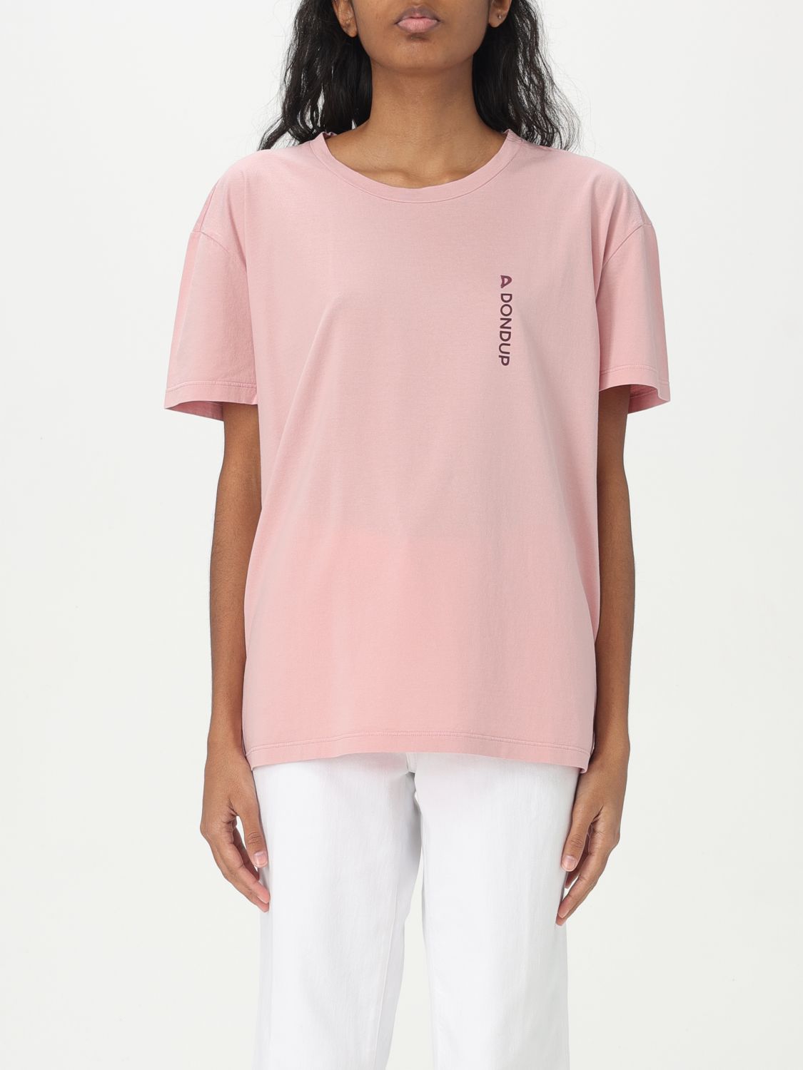 Dondup Logo-print T-shirt In Pink