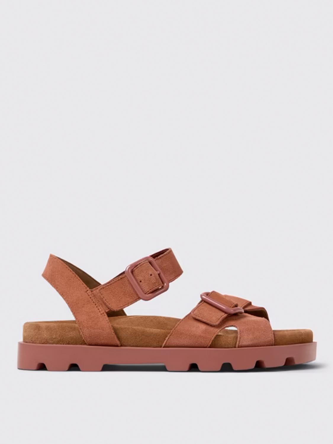 Camper Brutus Sandals In Red