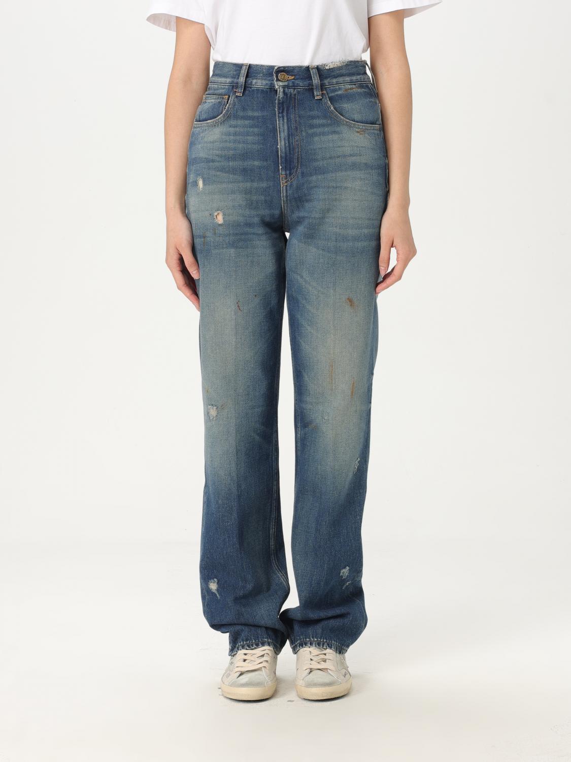 Golden Goose Norma Light Blue Denim Jeans In Blue