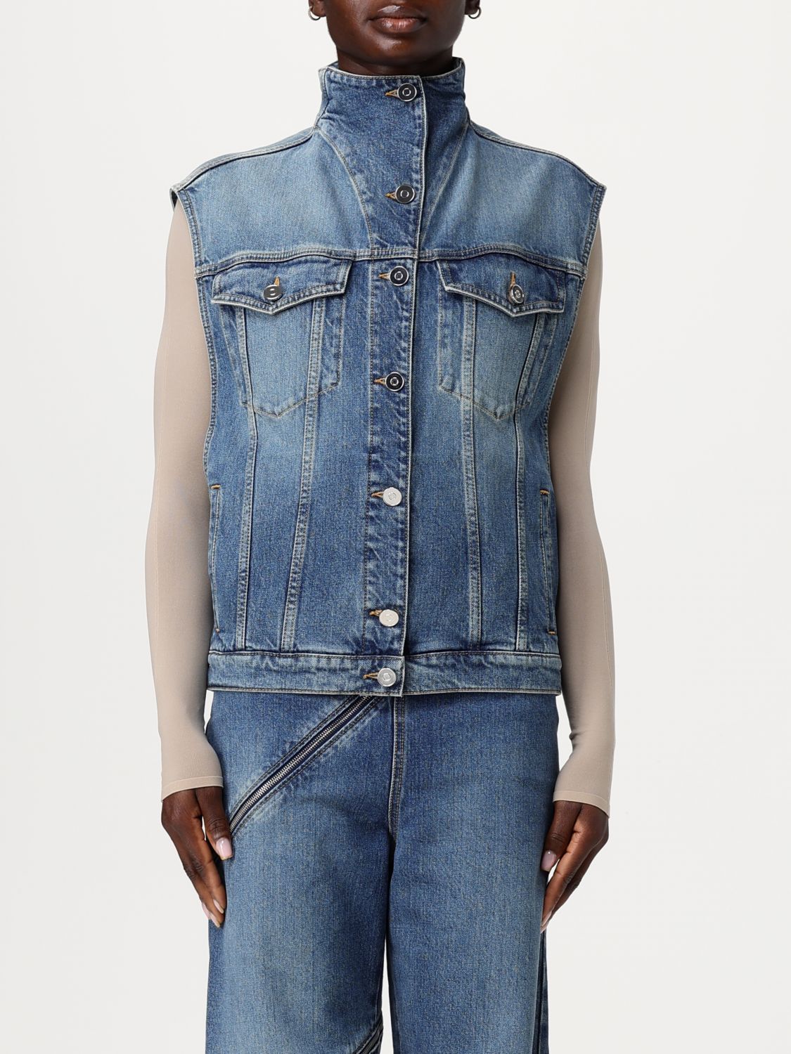 Alaïa Sweater  Woman Color Blue