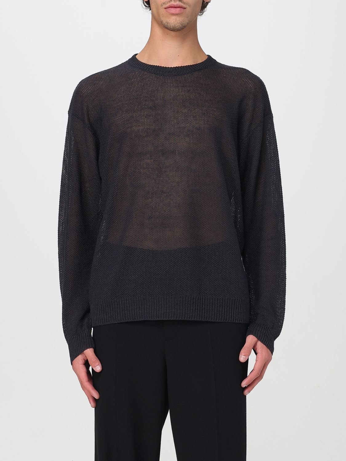 GIORGIO ARMANI SWEATER GIORGIO ARMANI MEN COLOR BLUE G69297009