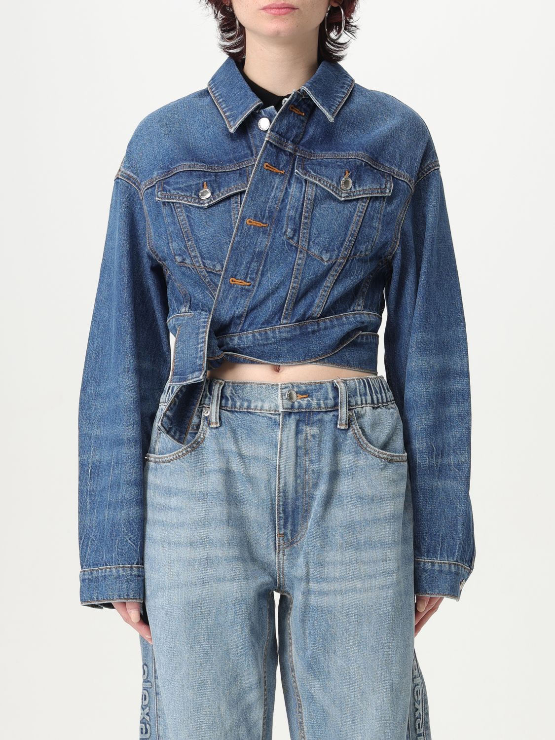 ALEXANDER WANG JACKET ALEXANDER WANG WOMAN COLOR BLUE G69360009