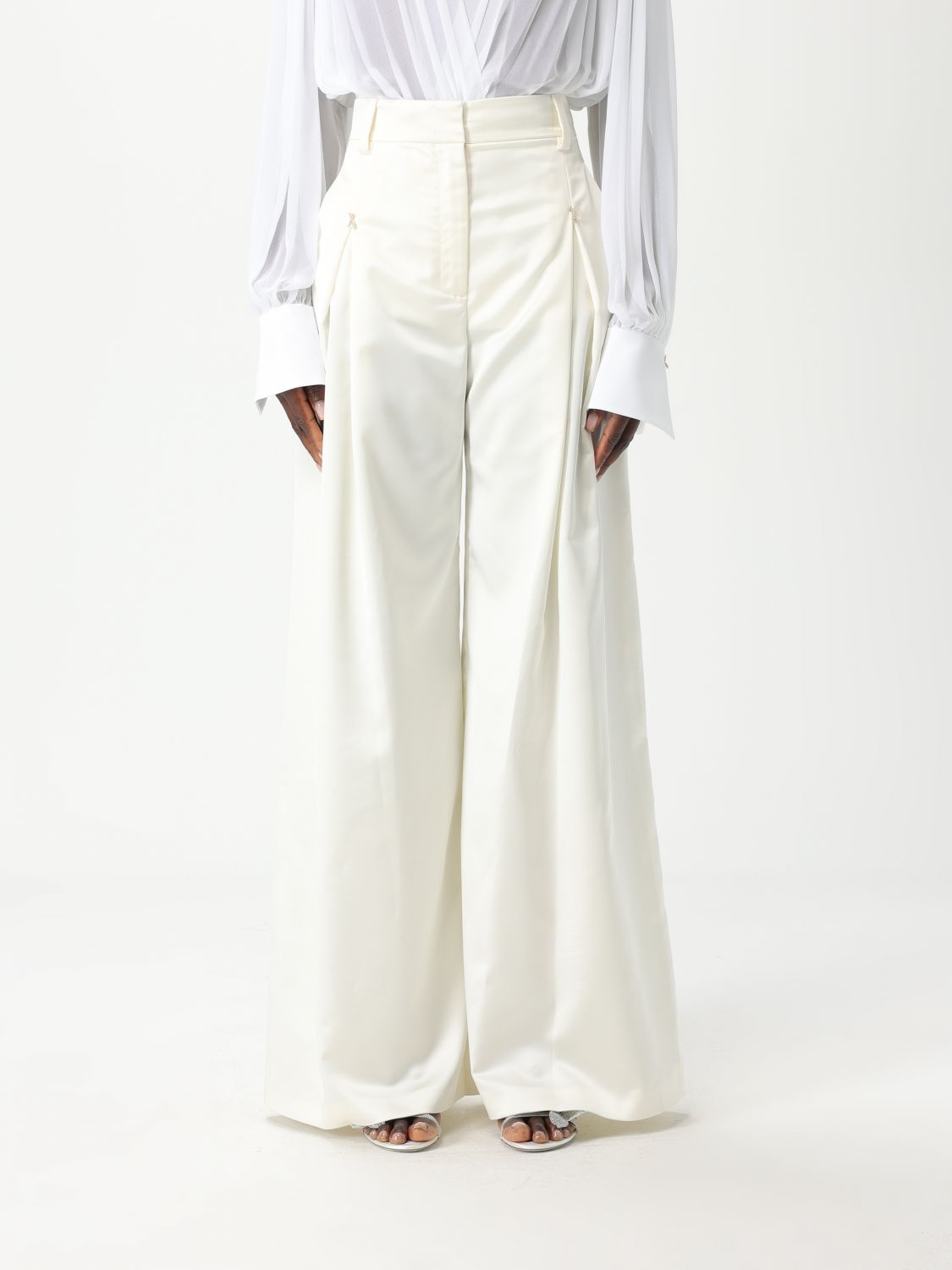 Genny Pants  Woman Color White