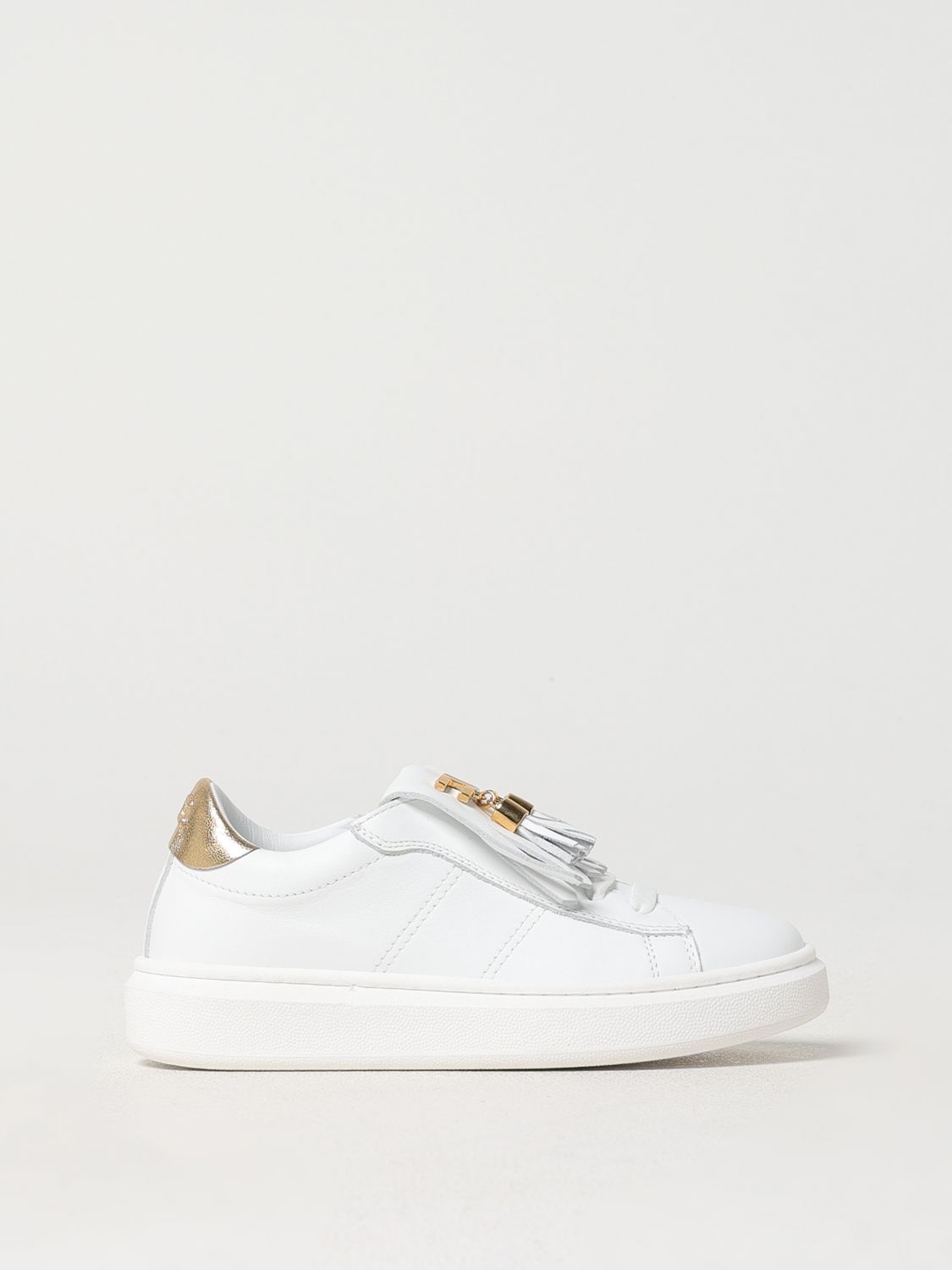 Elisabetta Franchi La Mia Bambina Sneakers Kids Color White In ホワイト