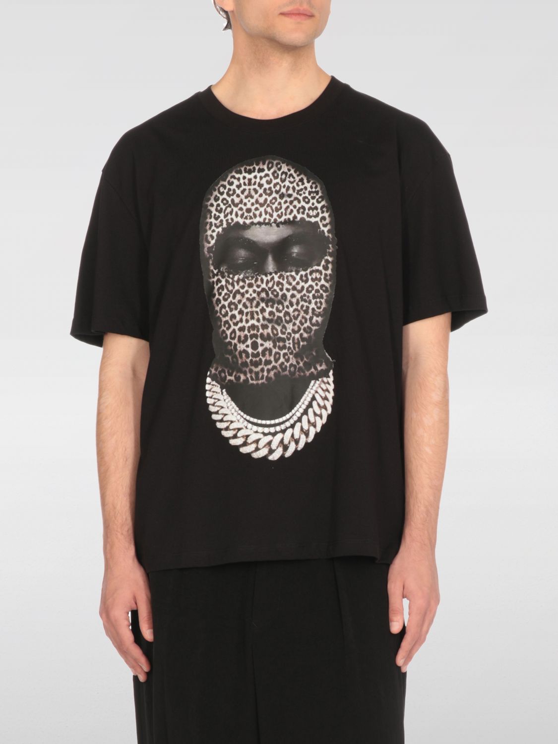 Ih Nom Uh Nit Leopard Mask Print T-shirt