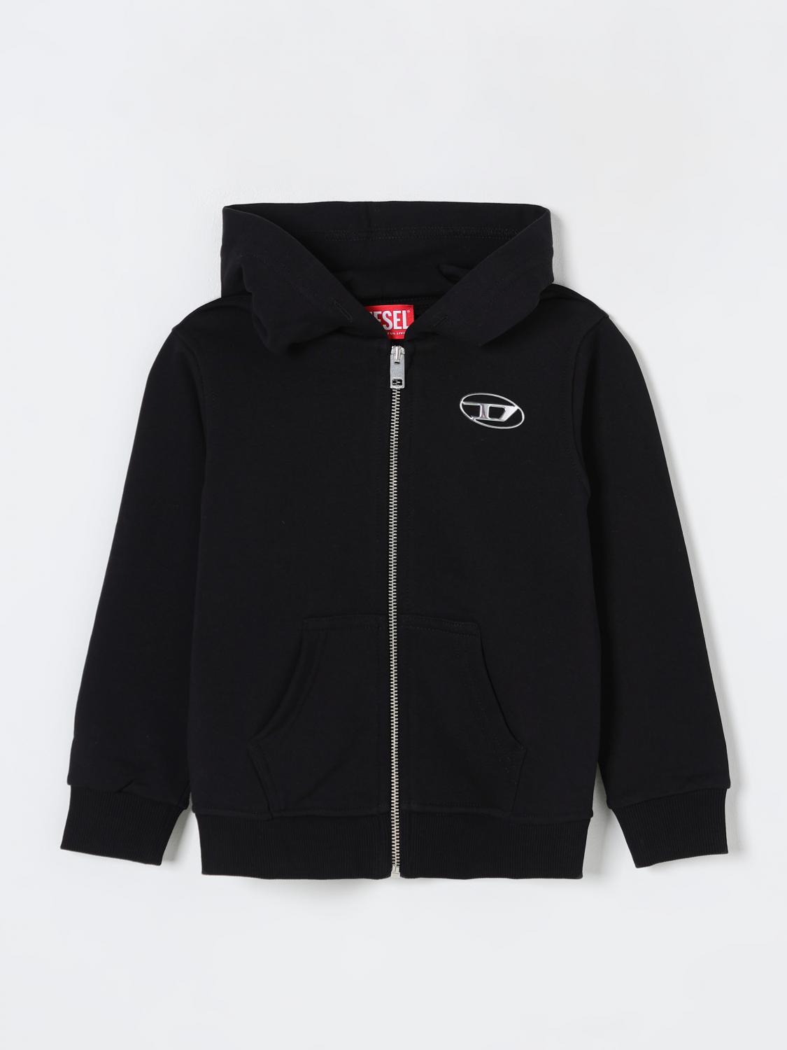 Diesel Smacis Hoodie In Black