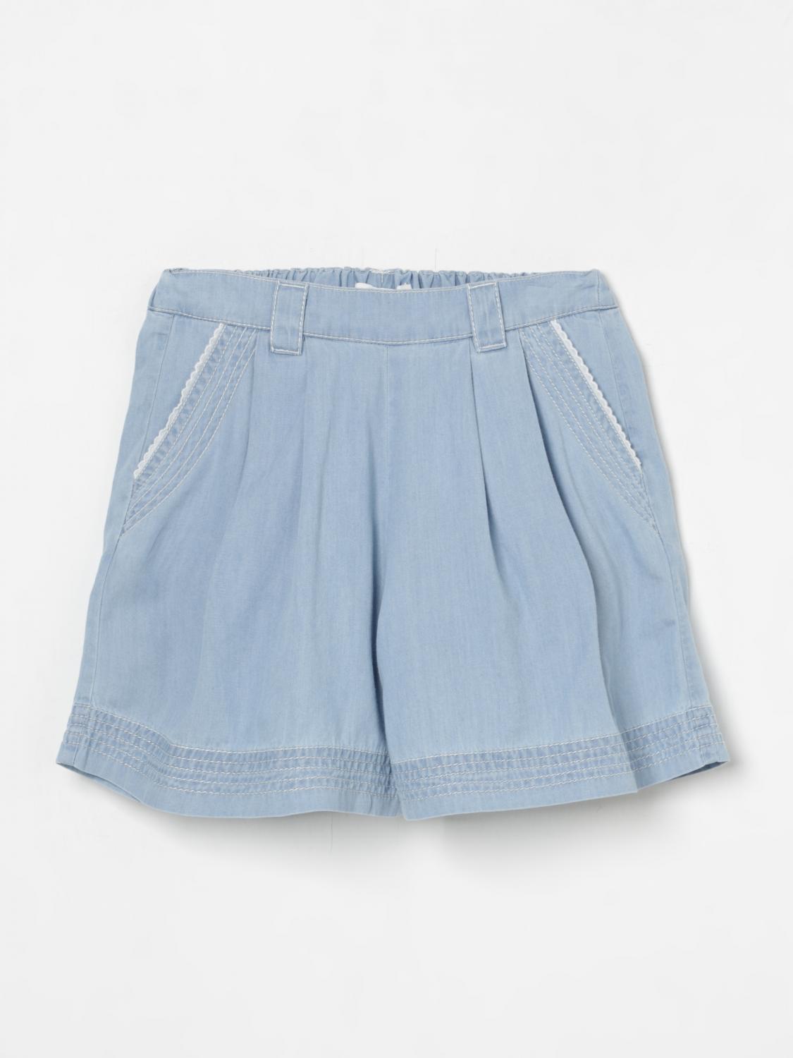 Chloé Short Kids Color Sky Blue In Sky Blue