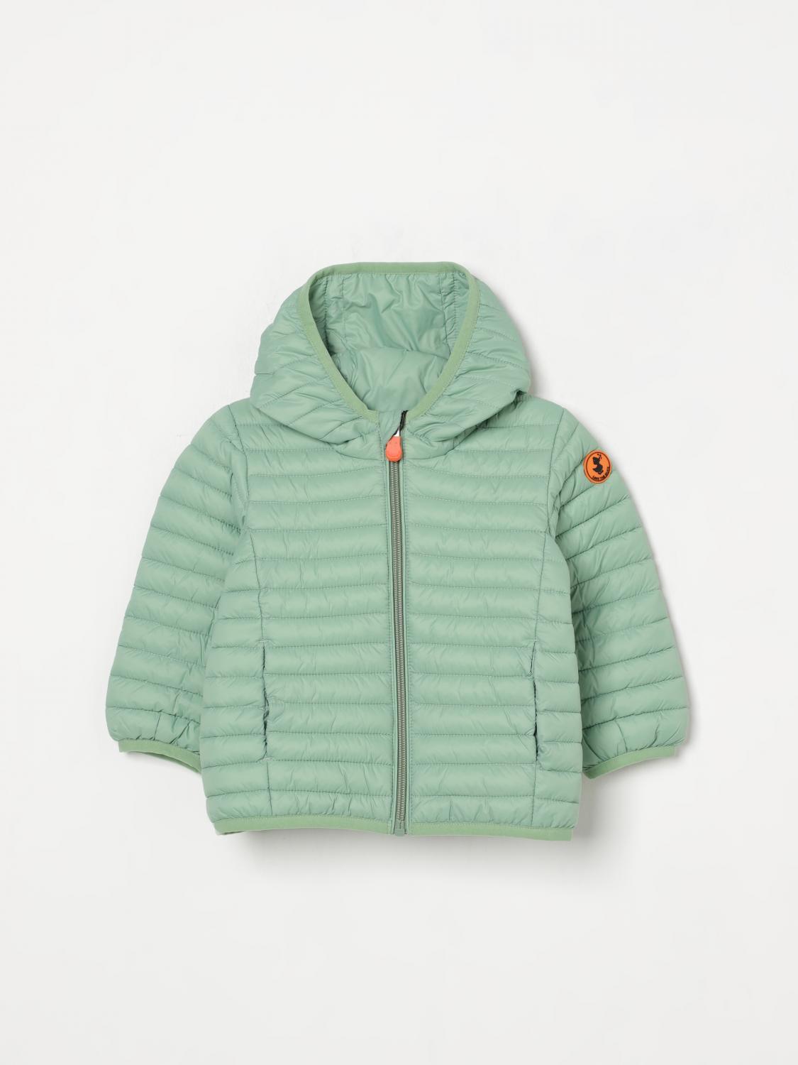 Save The Duck Jacket Kids Color Green In Green