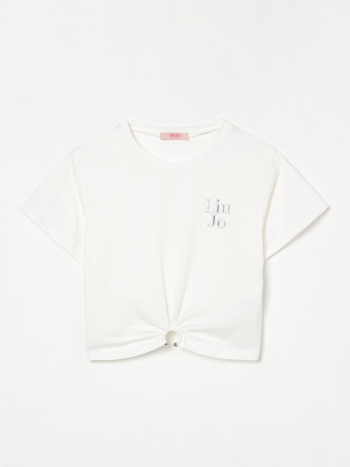 Liu •jo T-shirt Liu Jo Kinder Farbe Weiss In Weiss