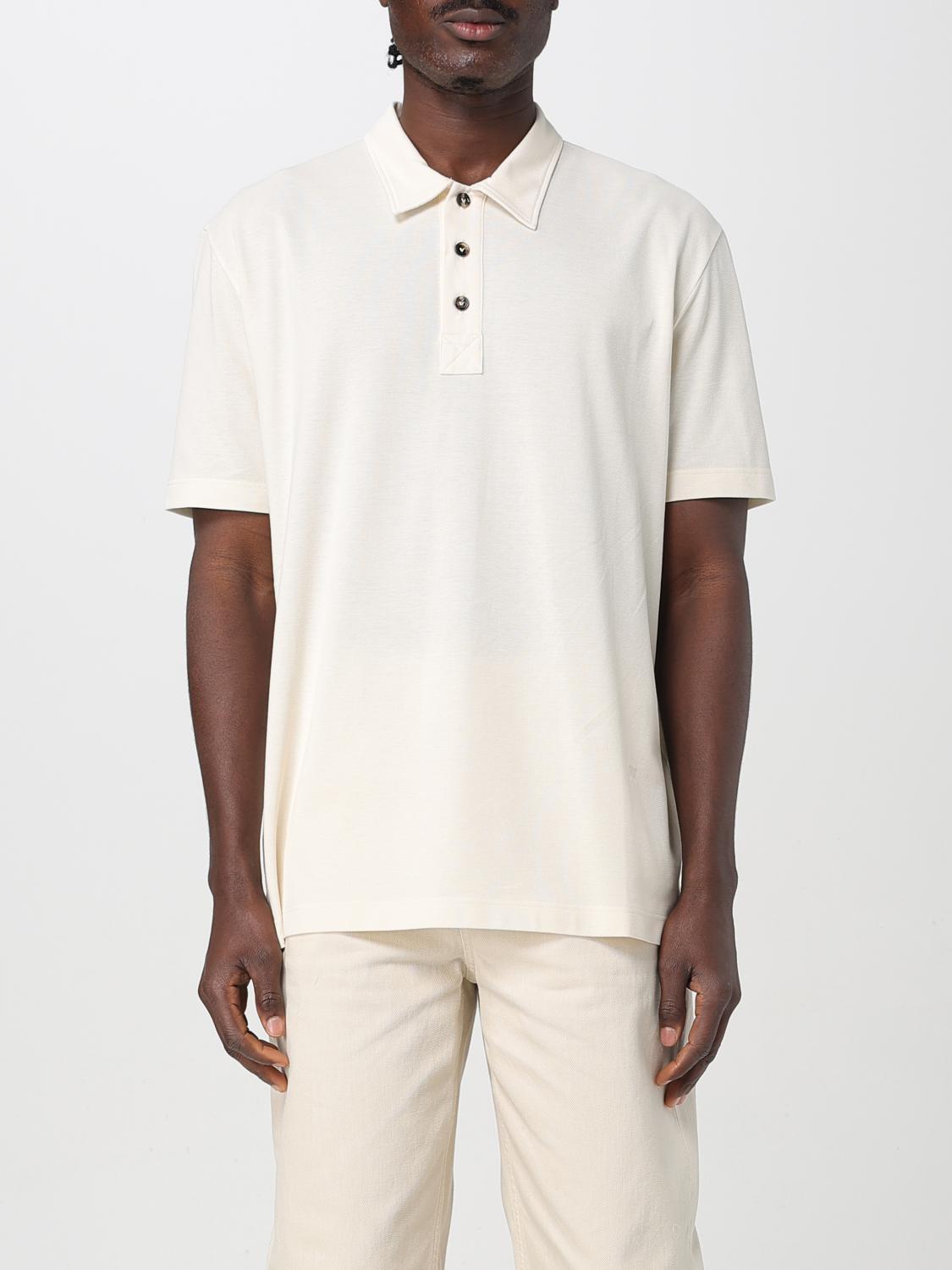 Polo Shirt BOTTEGA VENETA Men color Cream