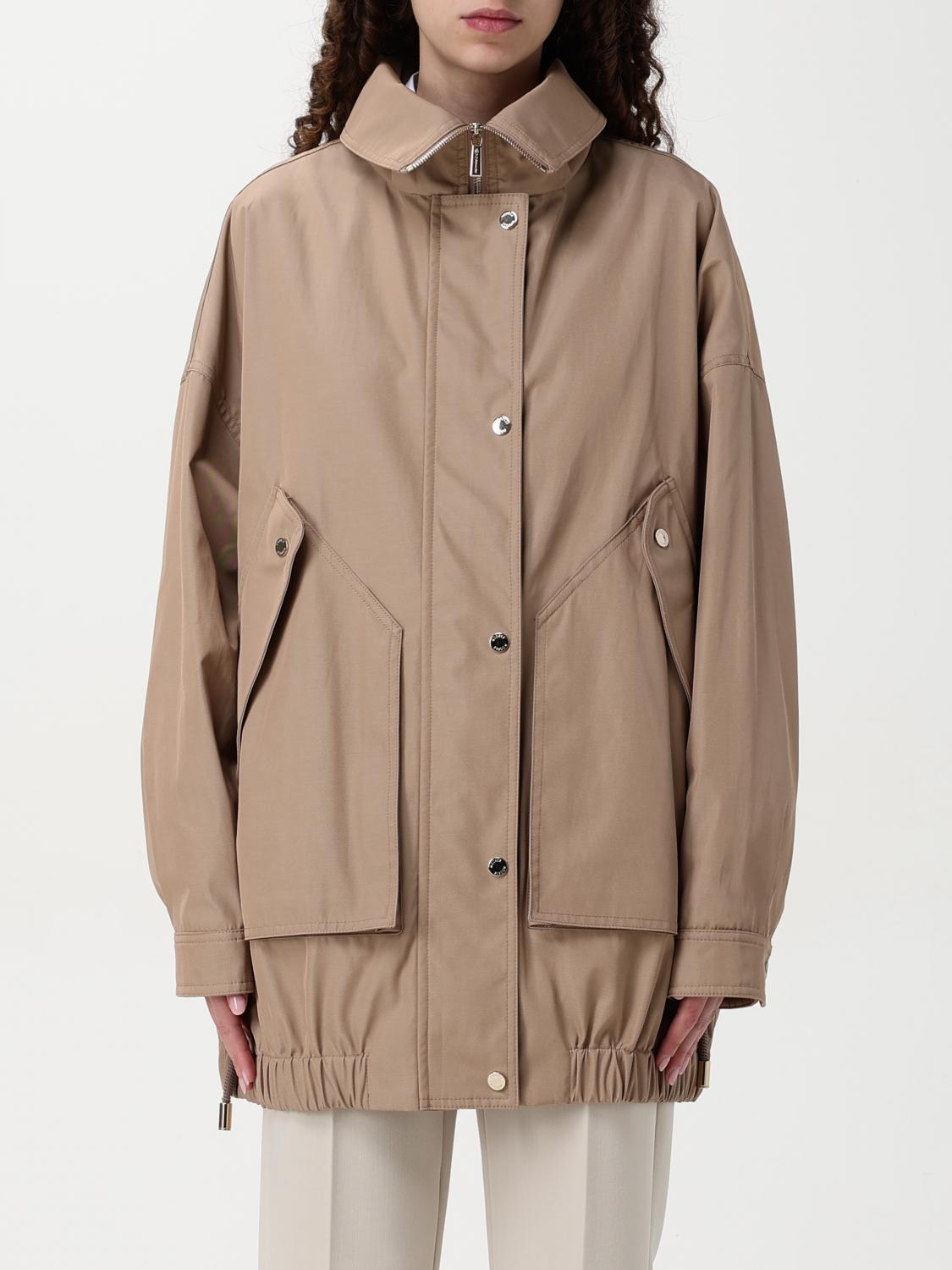 Moorer Jacket Woman Color Camel In Camel