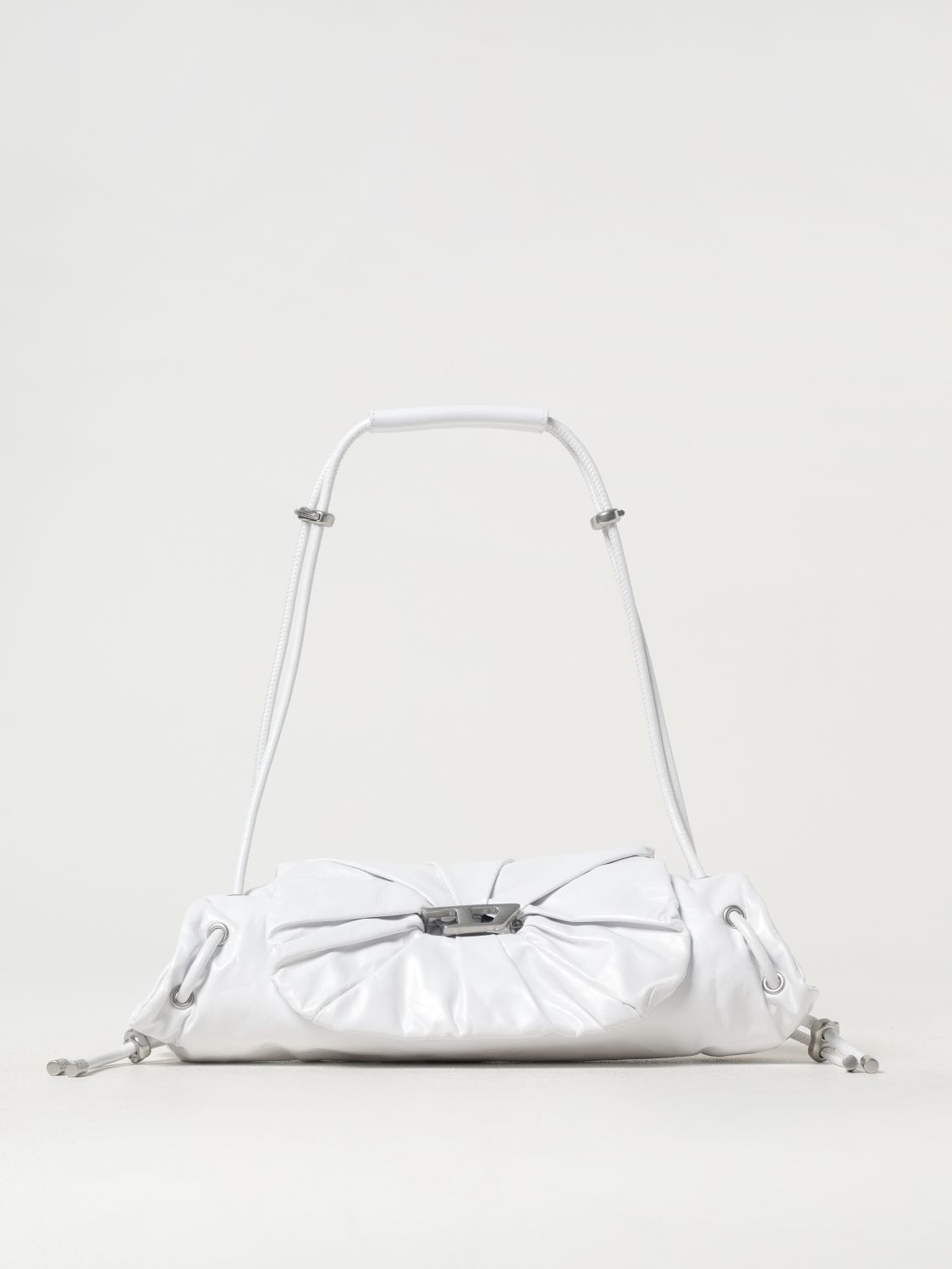 Shop Diesel Shoulder Bag Woman Color White