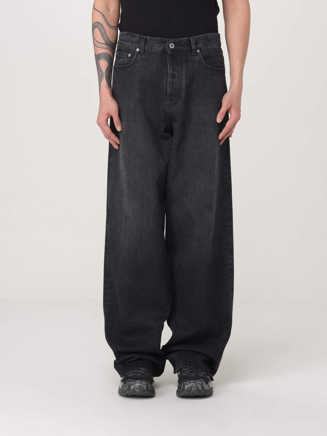 Off-white Pants Men Color Black In Black