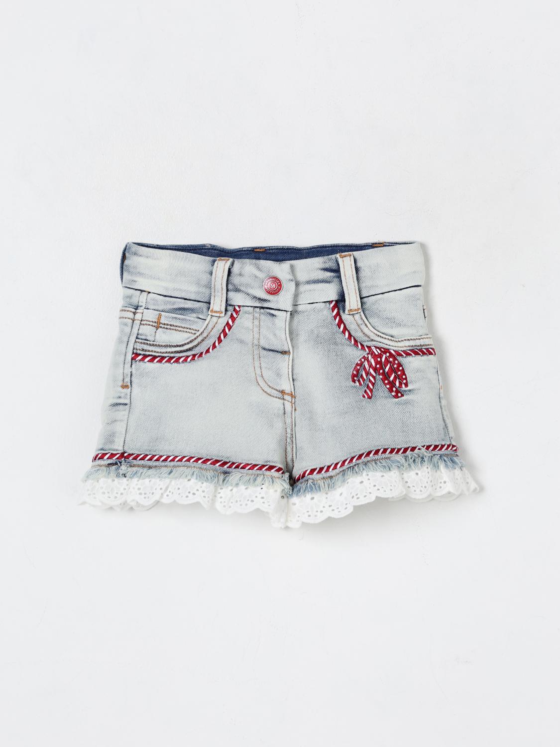 Monnalisa Kurze Hose Kinder Farbe Denim In Denim