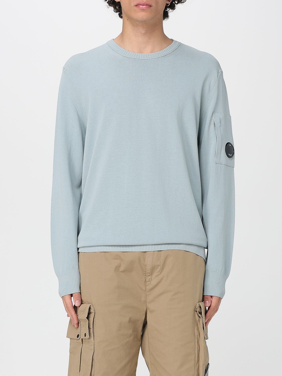 C.p. Company Sweater C. P. Company Men Color Gnawed Blue