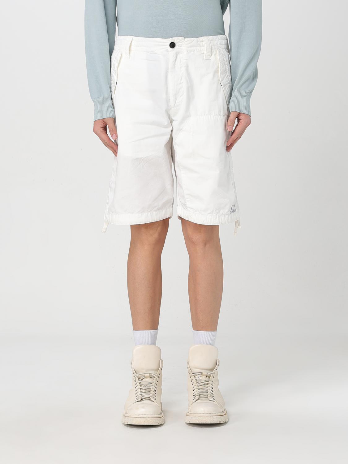 C.p. Company Short C. P. Company Men Color White In White