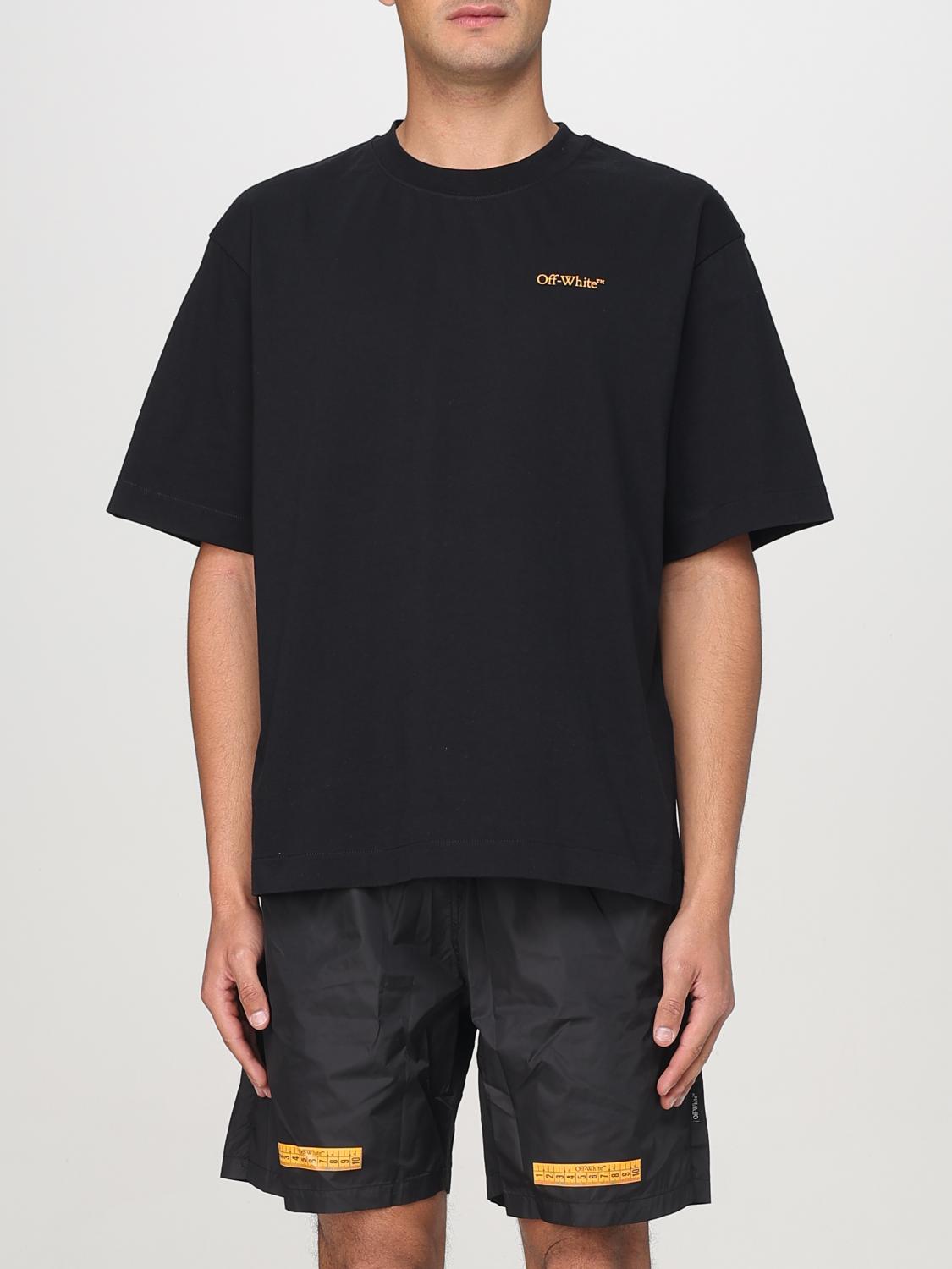 Shop Off-white T-shirt Men Color Black