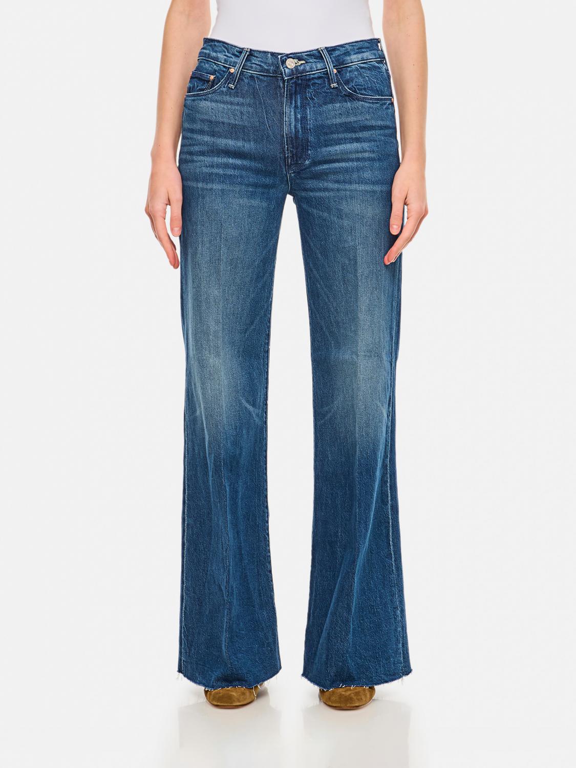 Mother The Mid-rise Rambler Zip Ankle Fray Jeans In Denim