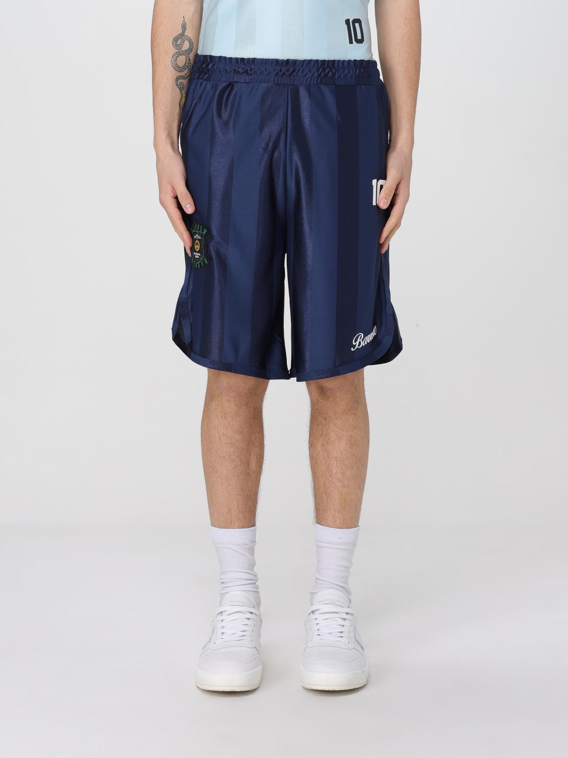 Barrow Bermuda Shorts In Blue Triacetate In Blue