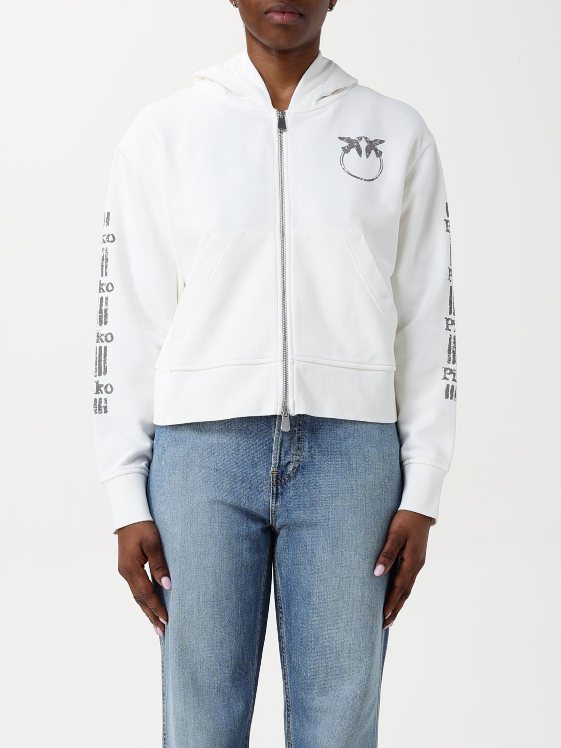 Pinko Onitsha Sweatshirt In White