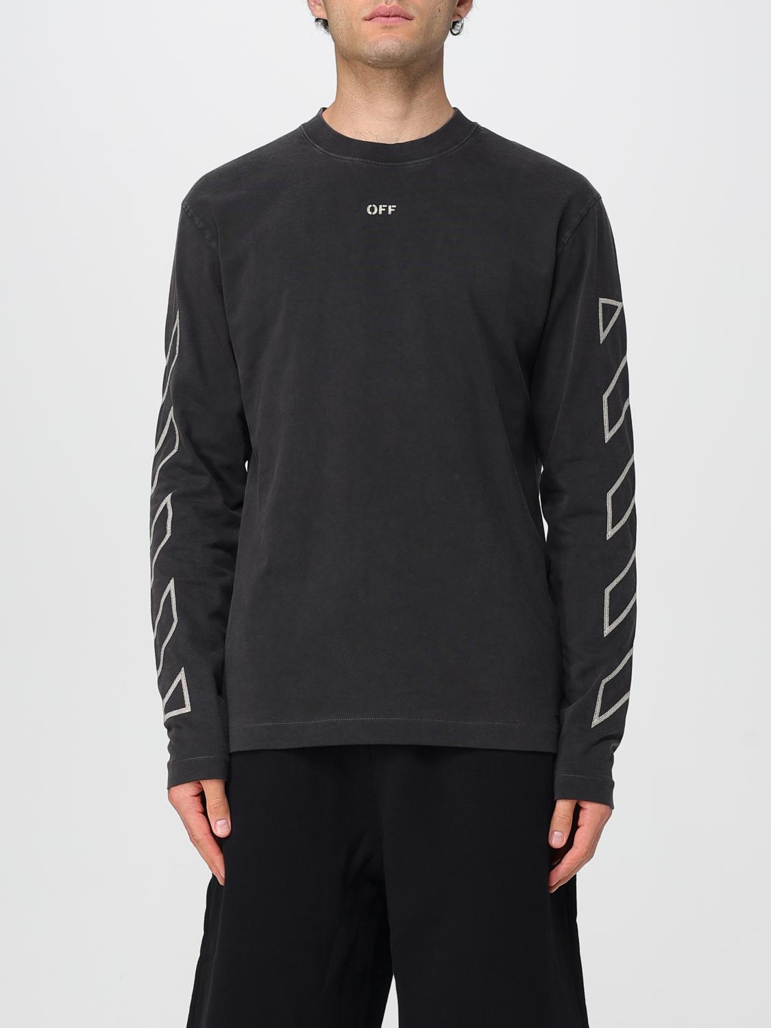 Off-white T-shirt Men Color Black In Black