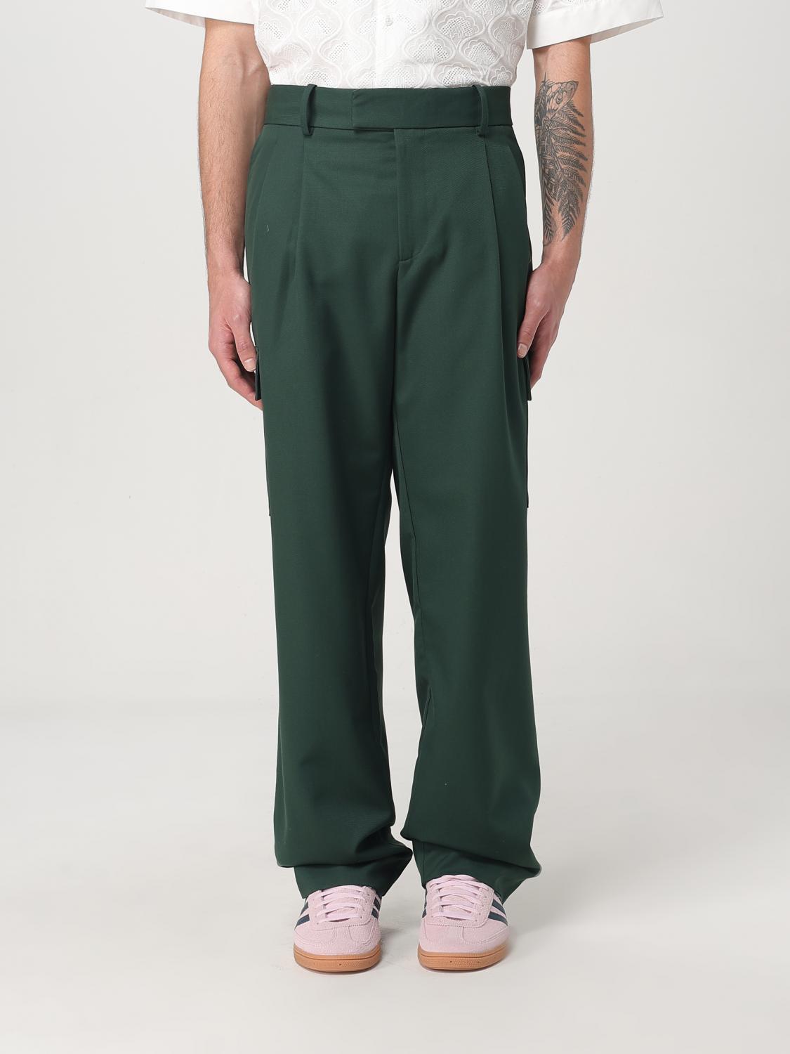 Drôle De Monsieur Pants Men Color Green In Grün