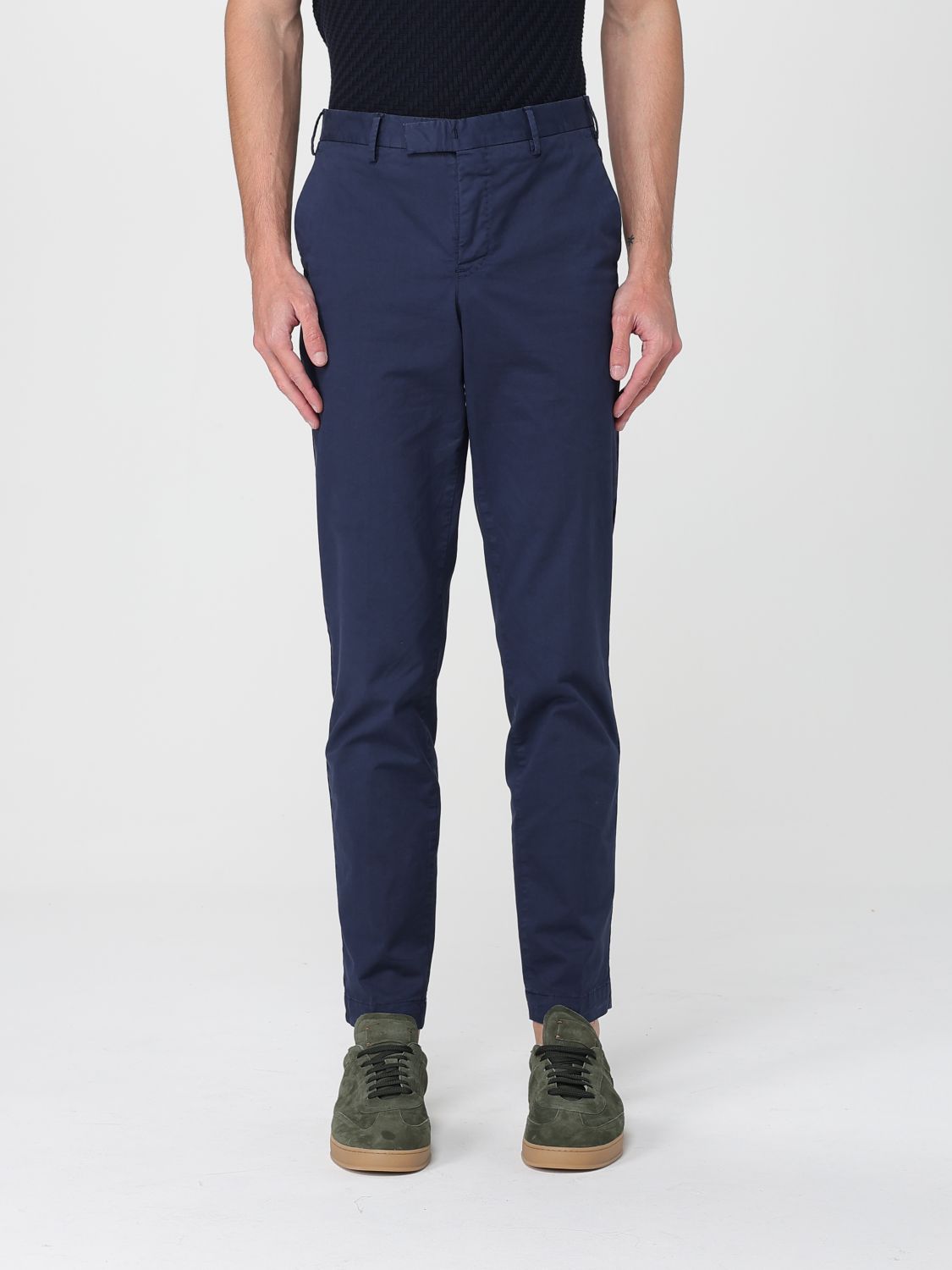 Pt Torino Pantalone In Cotone Stretch