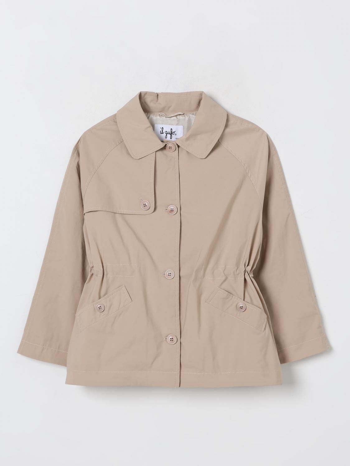 Il Gufo Coat Kids Color Beige In Beige