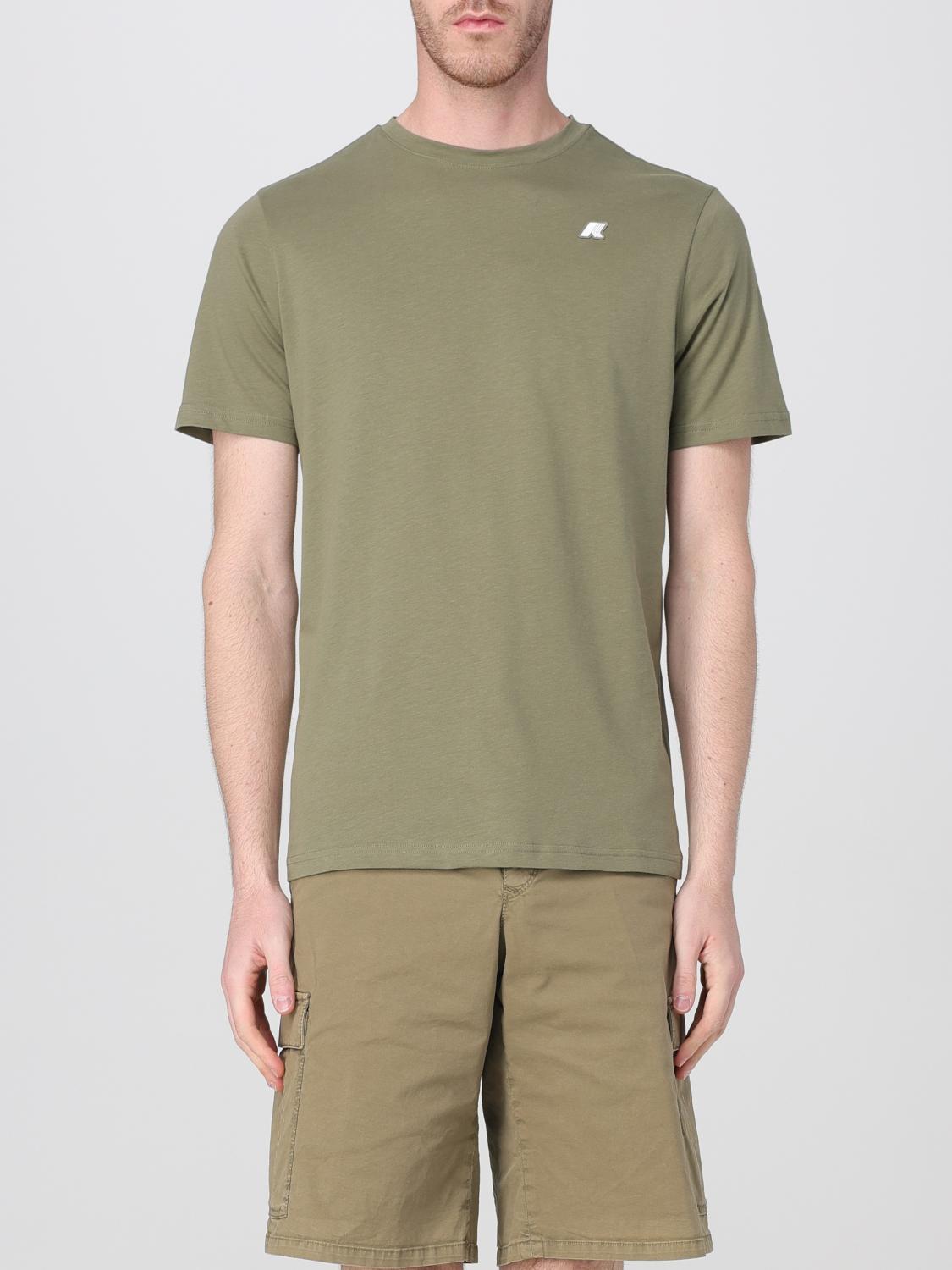 K-Way Herren Grün T-Shirt Men Color