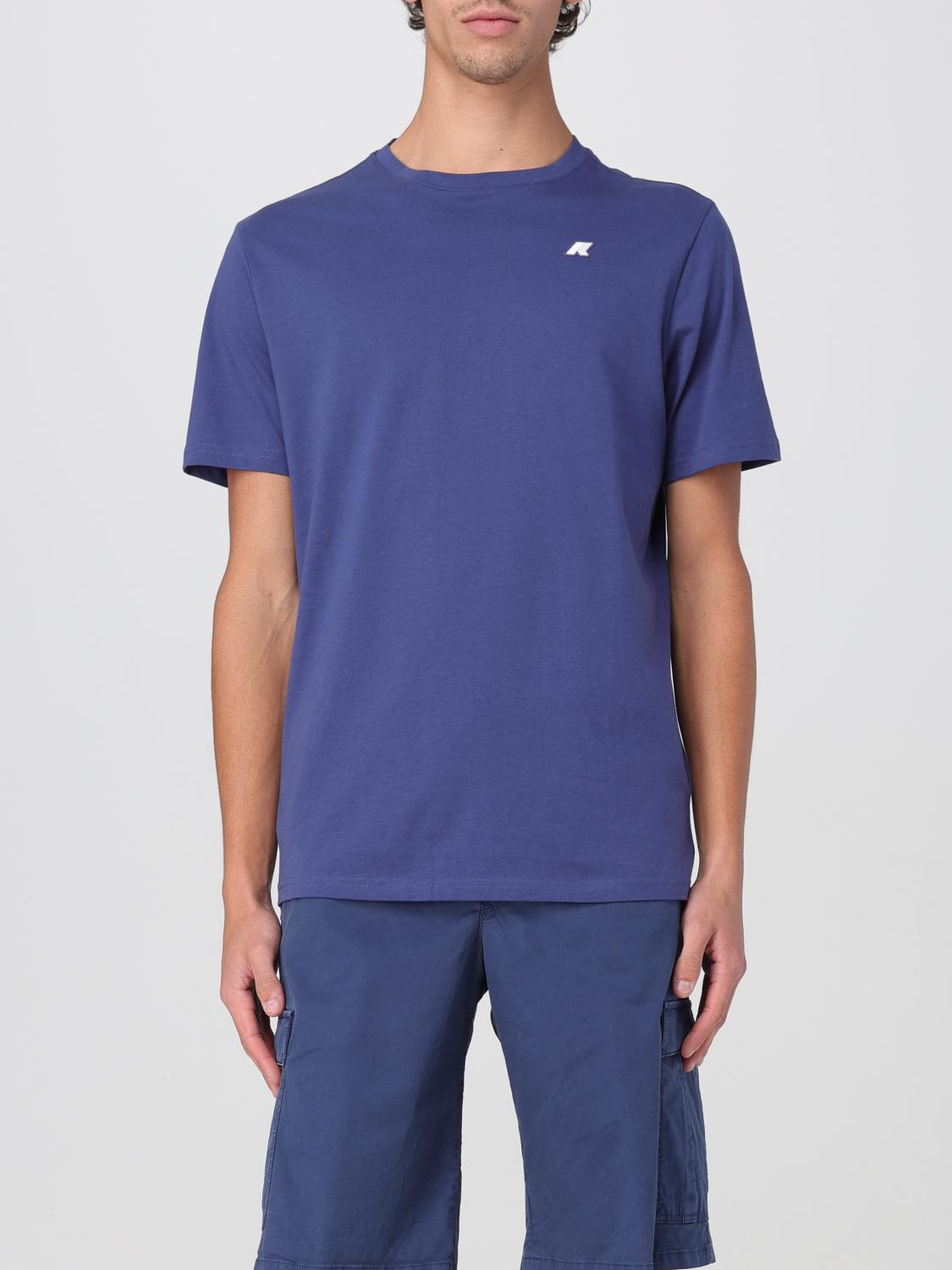 K-Way Mannelijk Navy T-Shirt Men Color Groot