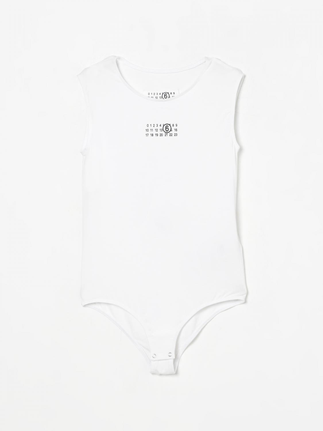 Mm6 Maison Margiela T-shirt  Kinder Farbe Weiss In Weiss