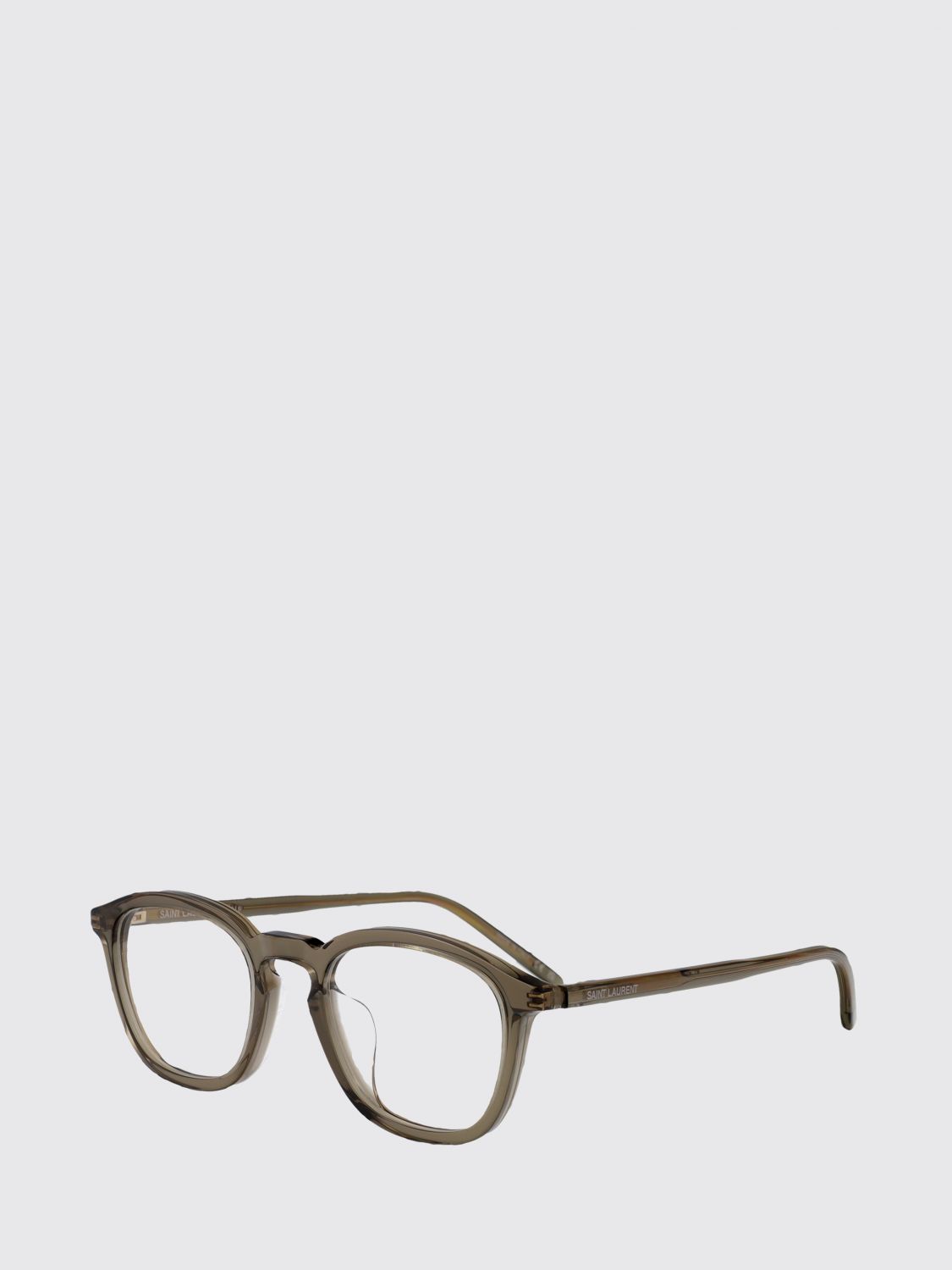 Saint Laurent SAINT LAURENT Optical Frames Men color Cocoa　SAINT LAURENT オプティカル フレーム メンズ カラー ココア