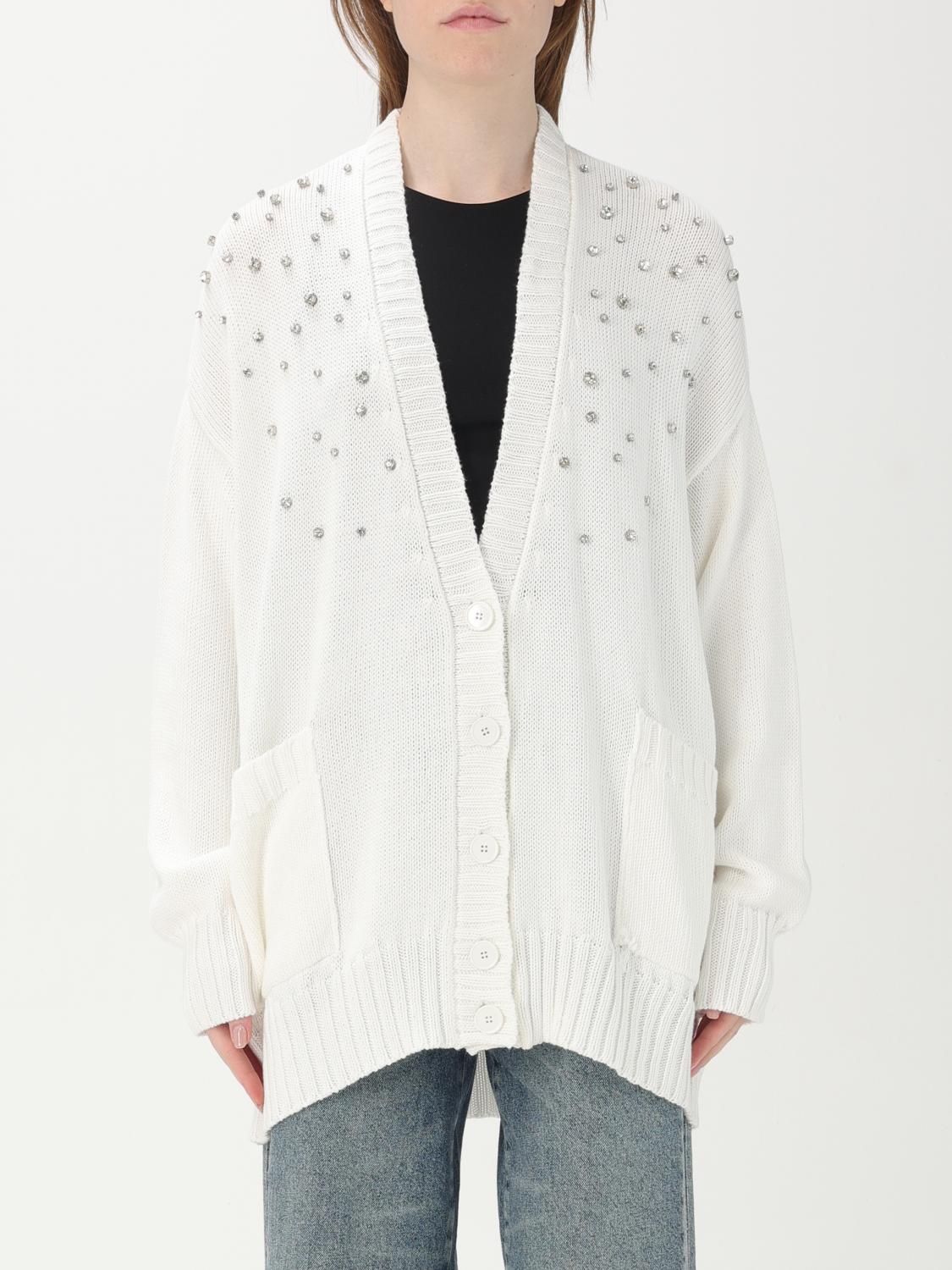 Aniye By Chantel Knitted Cardigan In Weiss