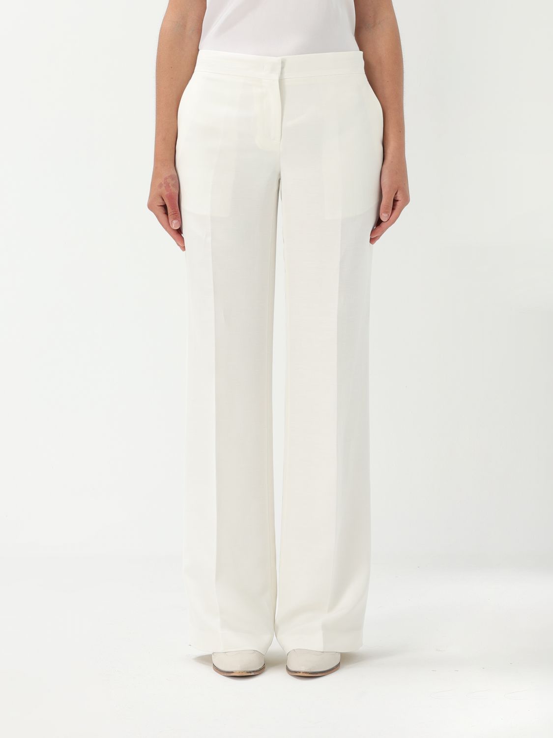 Twinset Pants  Woman Color White