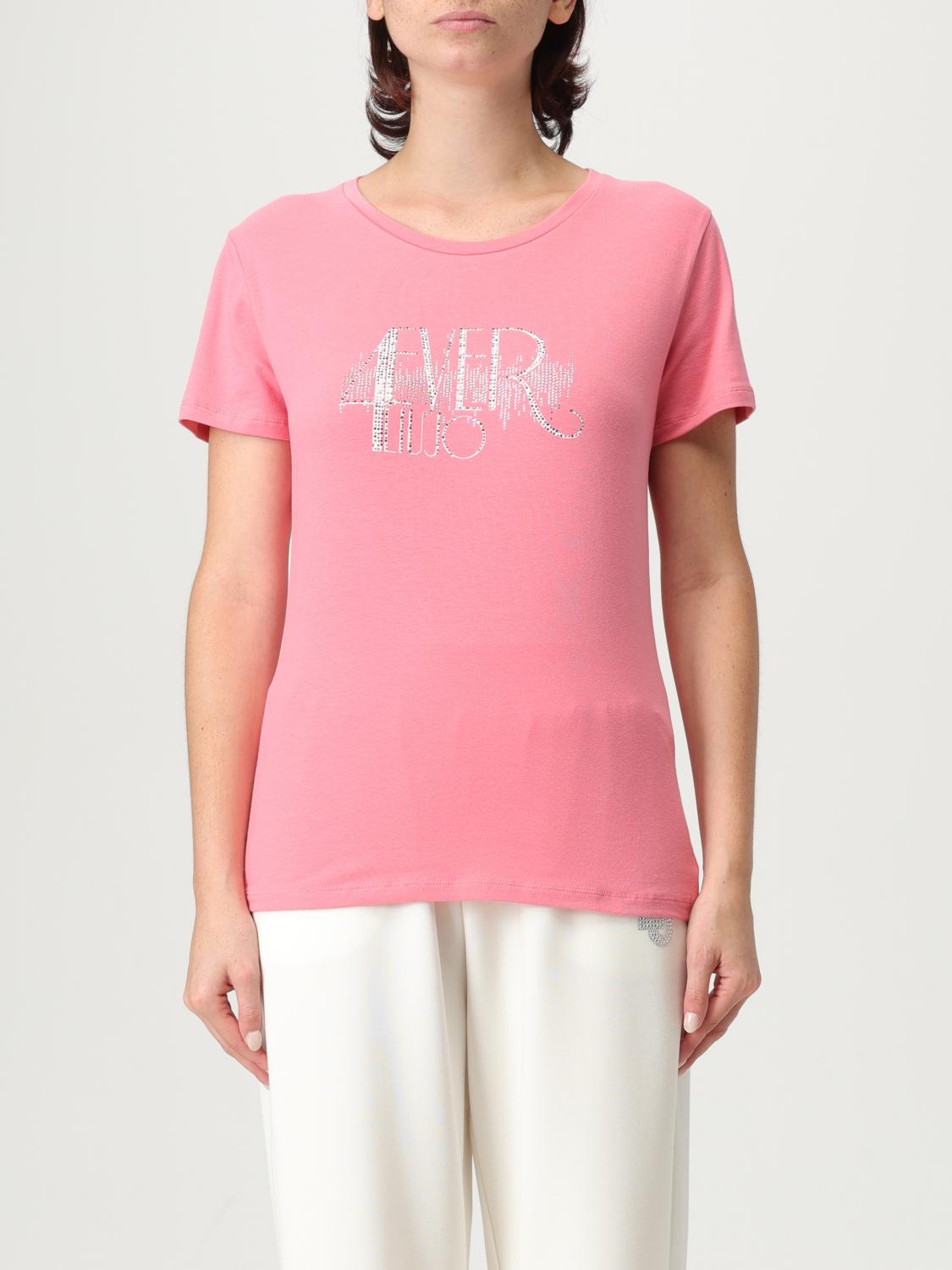 Liu •jo T-shirt Liu Jo Woman Color Pink In Pink