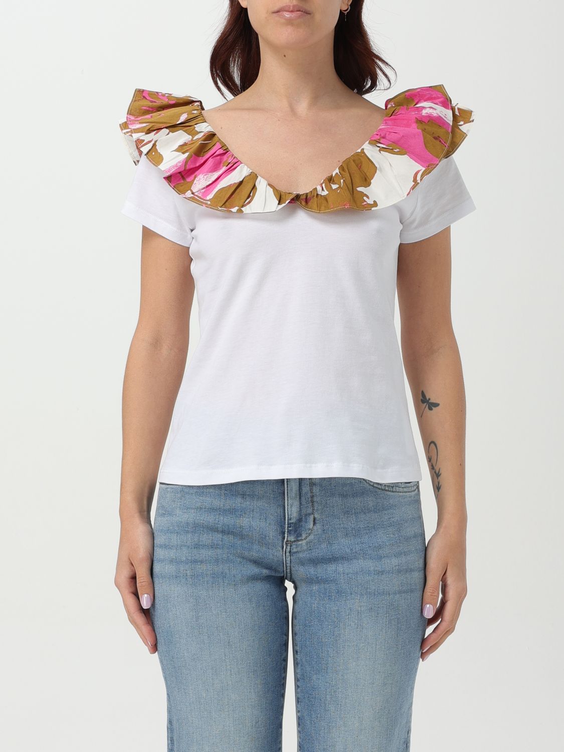 Liu •jo T-shirt Liu Jo Woman Color Multicolor In Bunt