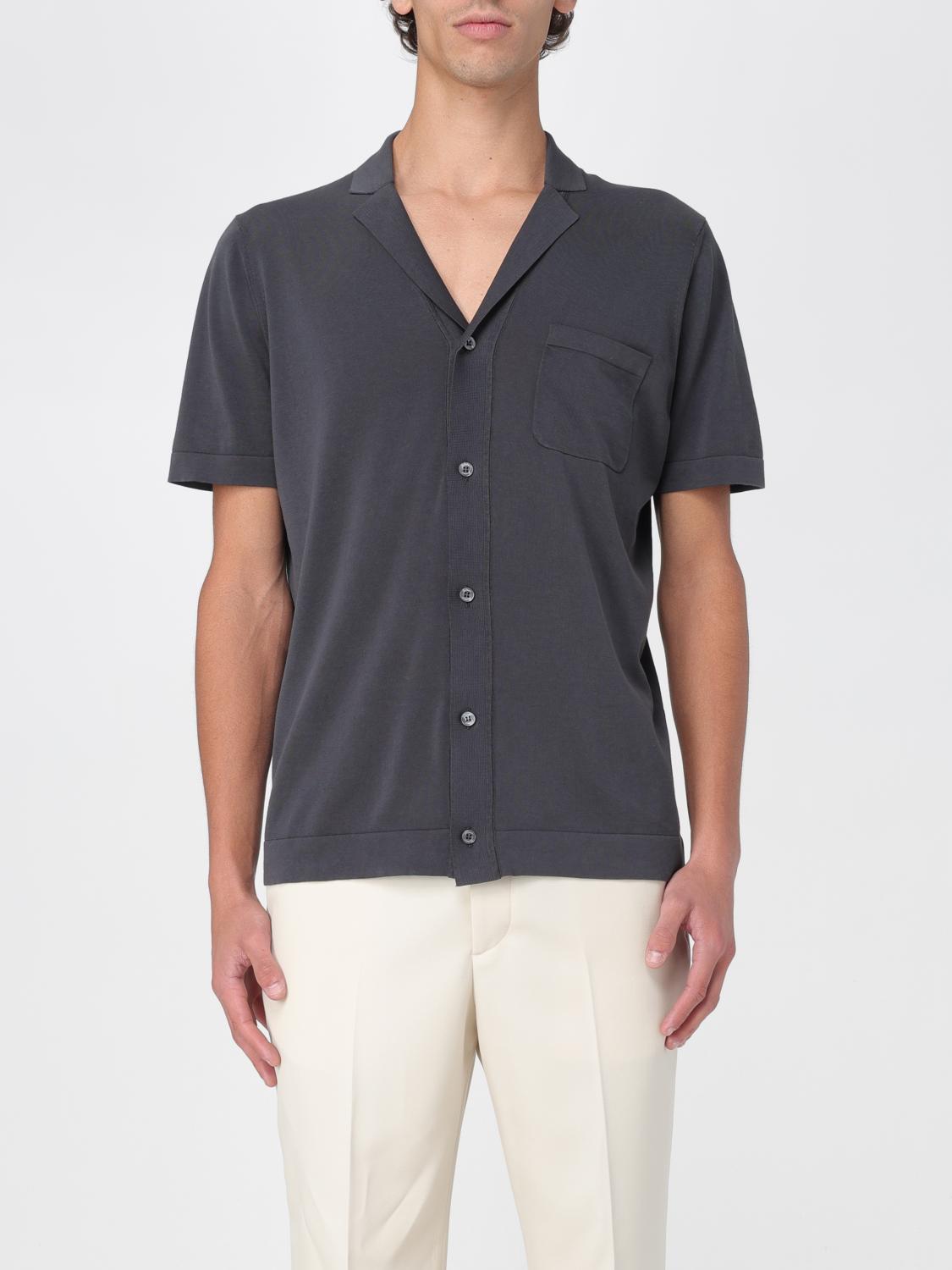 Drumohr Shirt Men Color Black In Black