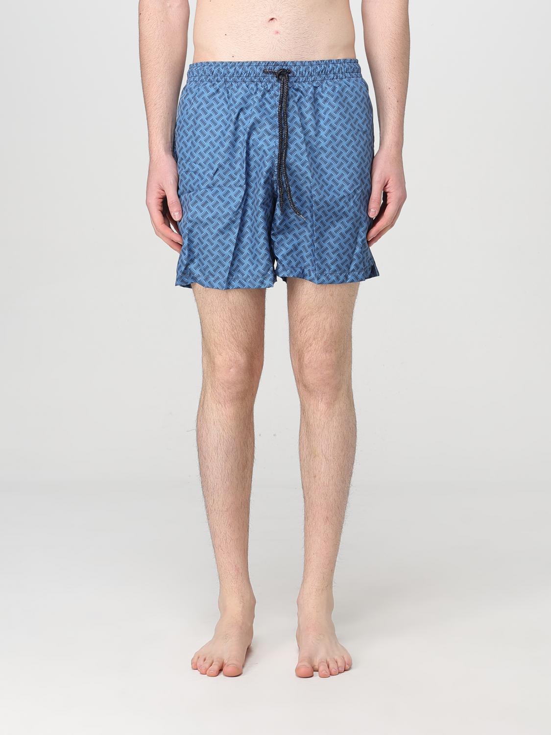 Drumohr Monogram-pattern Swim Shorts In Multicolor