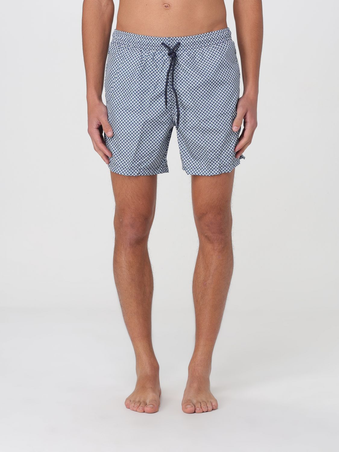 Drumohr Elastic Waist Swim Trunks In Fa02