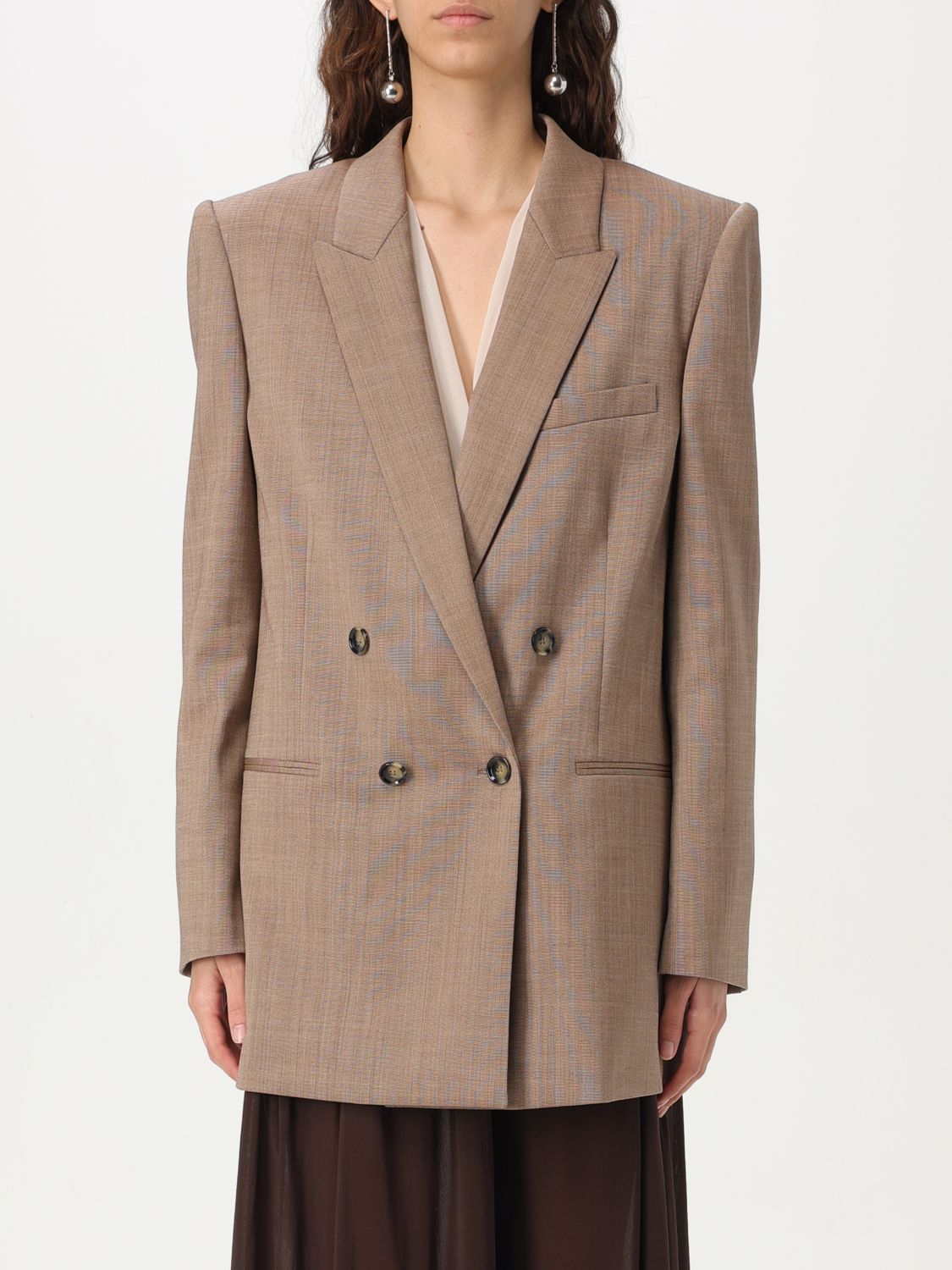 Shop Philosophy Di Lorenzo Serafini Blazer Woman Color Beige